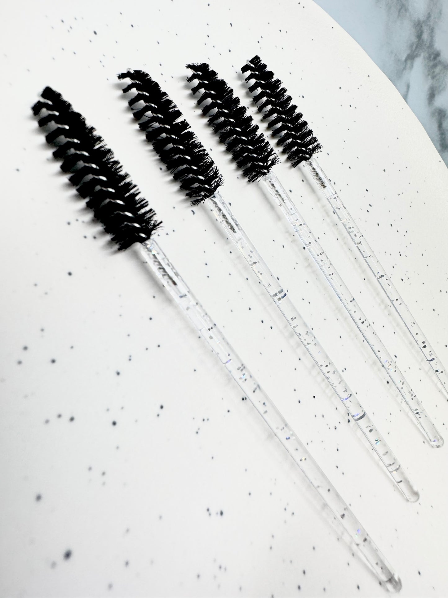 Glitter Lash Wands - Black