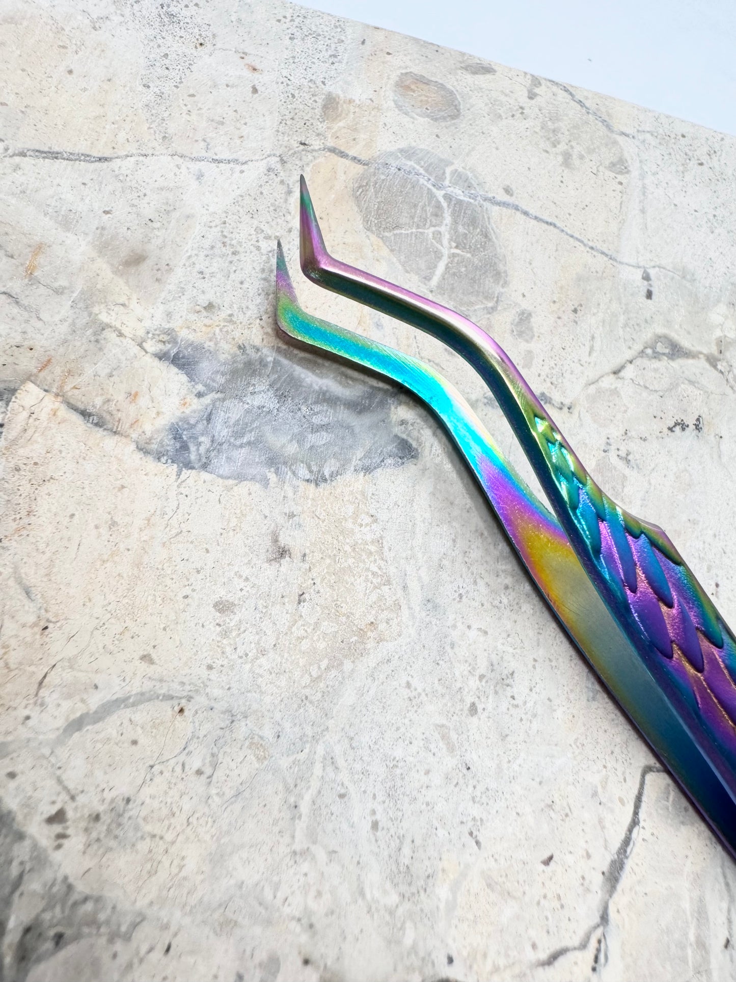 Rainbow Feather Tweezers